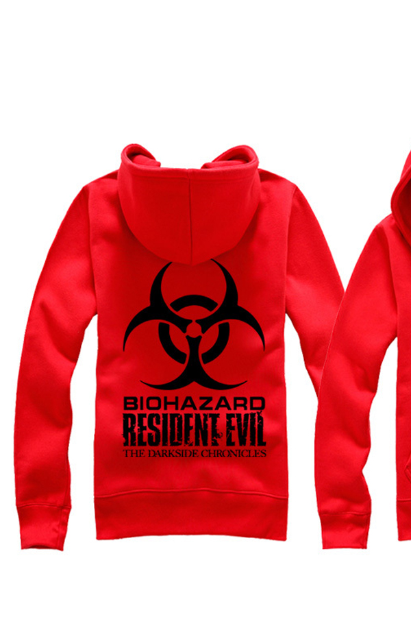 Red Resident Evil Hoodie - Click Image to Close